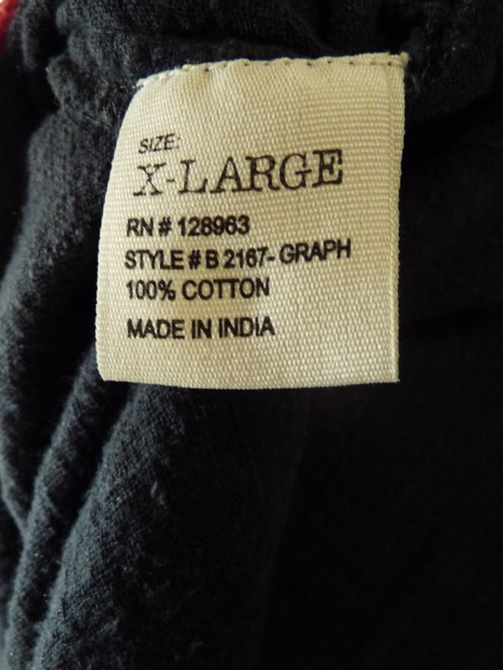Banjara embroidered black Boho blouse cotton folk XL - Picture 4 of 6